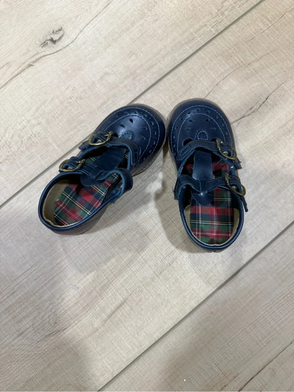 Vintage Girls Mary Jane Shoes Navy